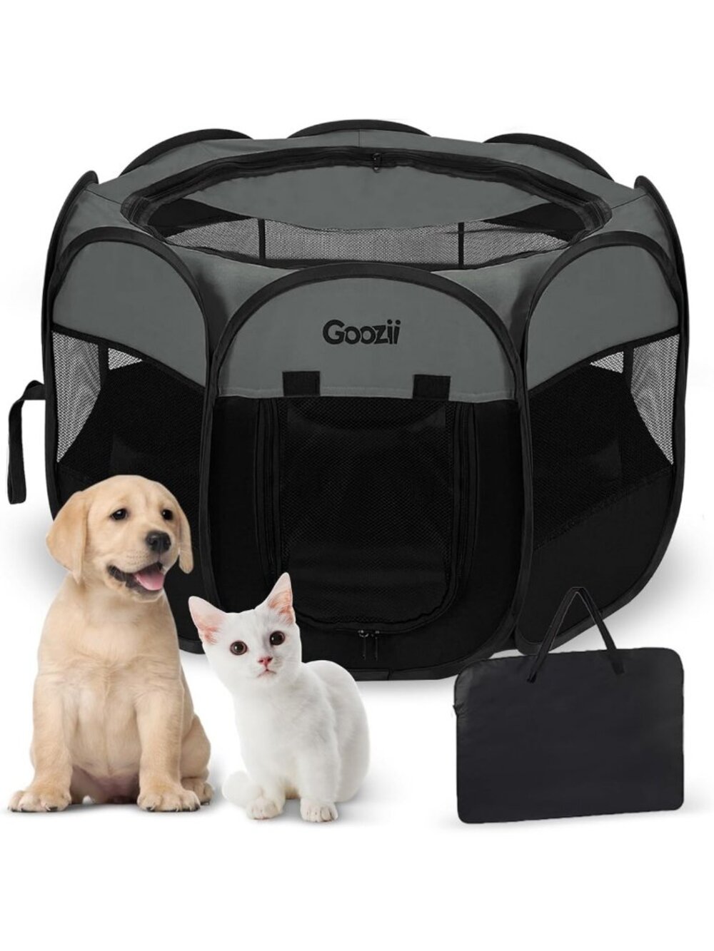 Portable Pet Playpen for Small Dogs & Cats - Foldable Indoor/Outdoor Tent